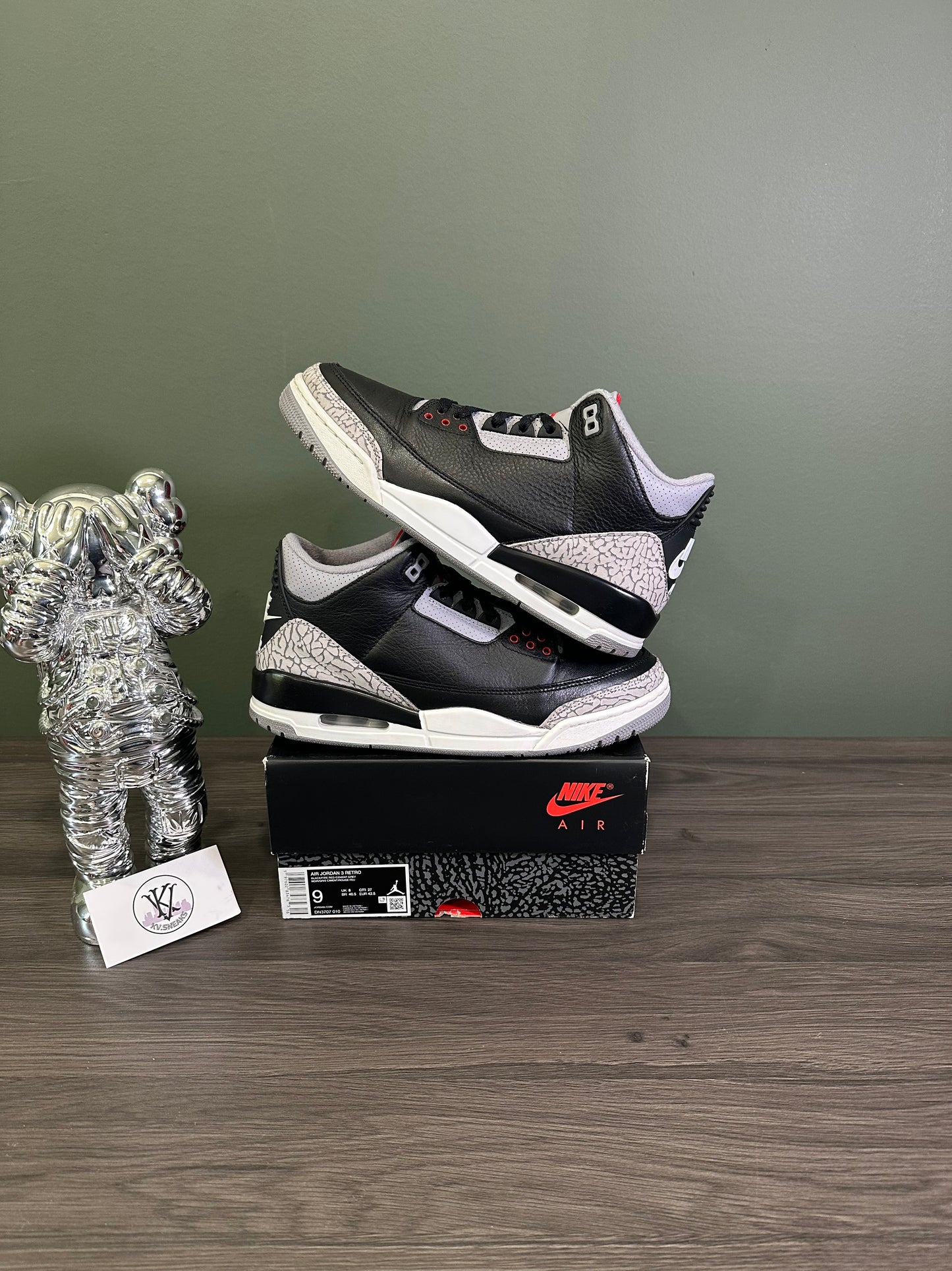 Jordan 3 Black Cement 2024