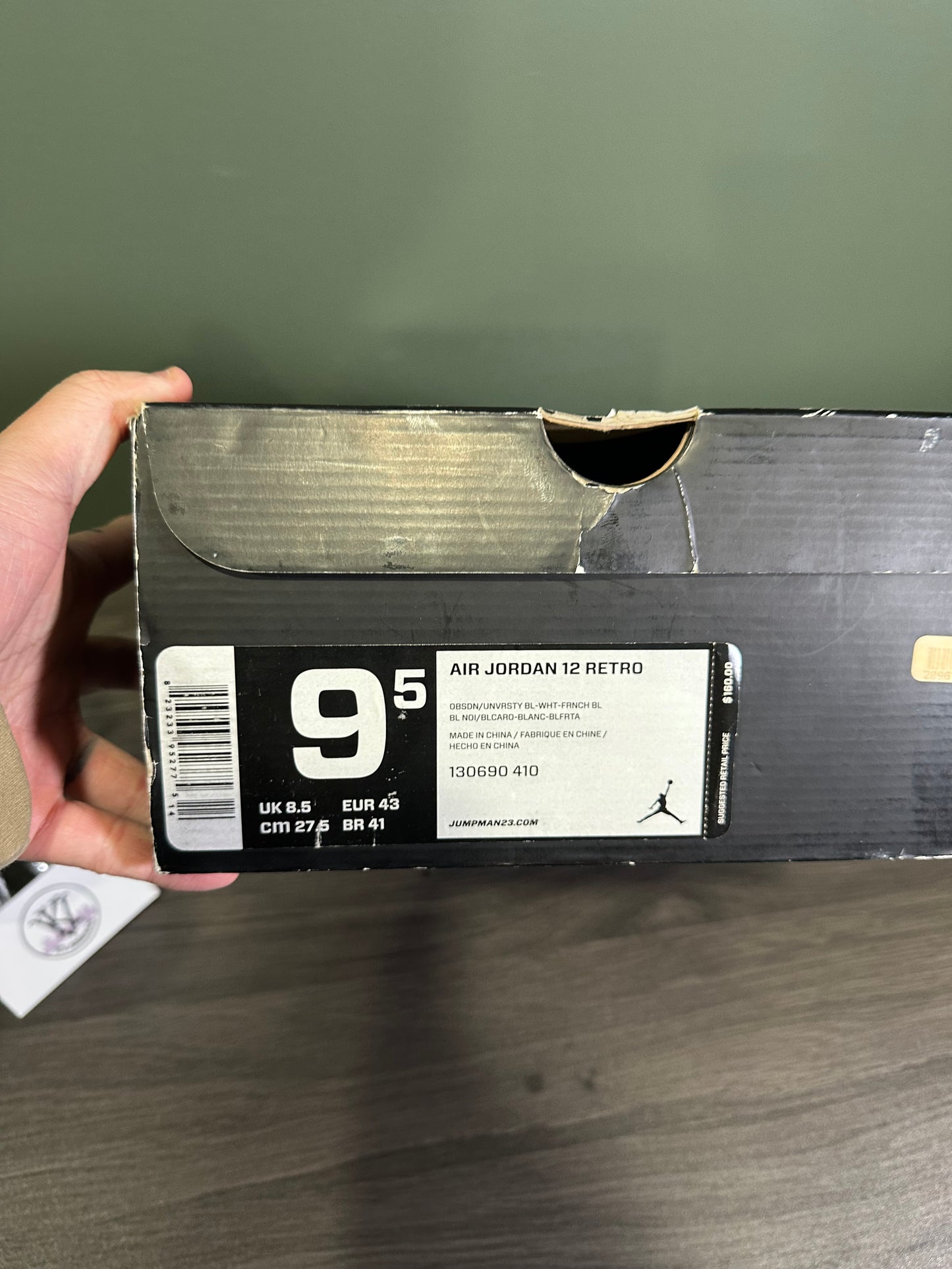 Jordan 12 Obsidian 2012