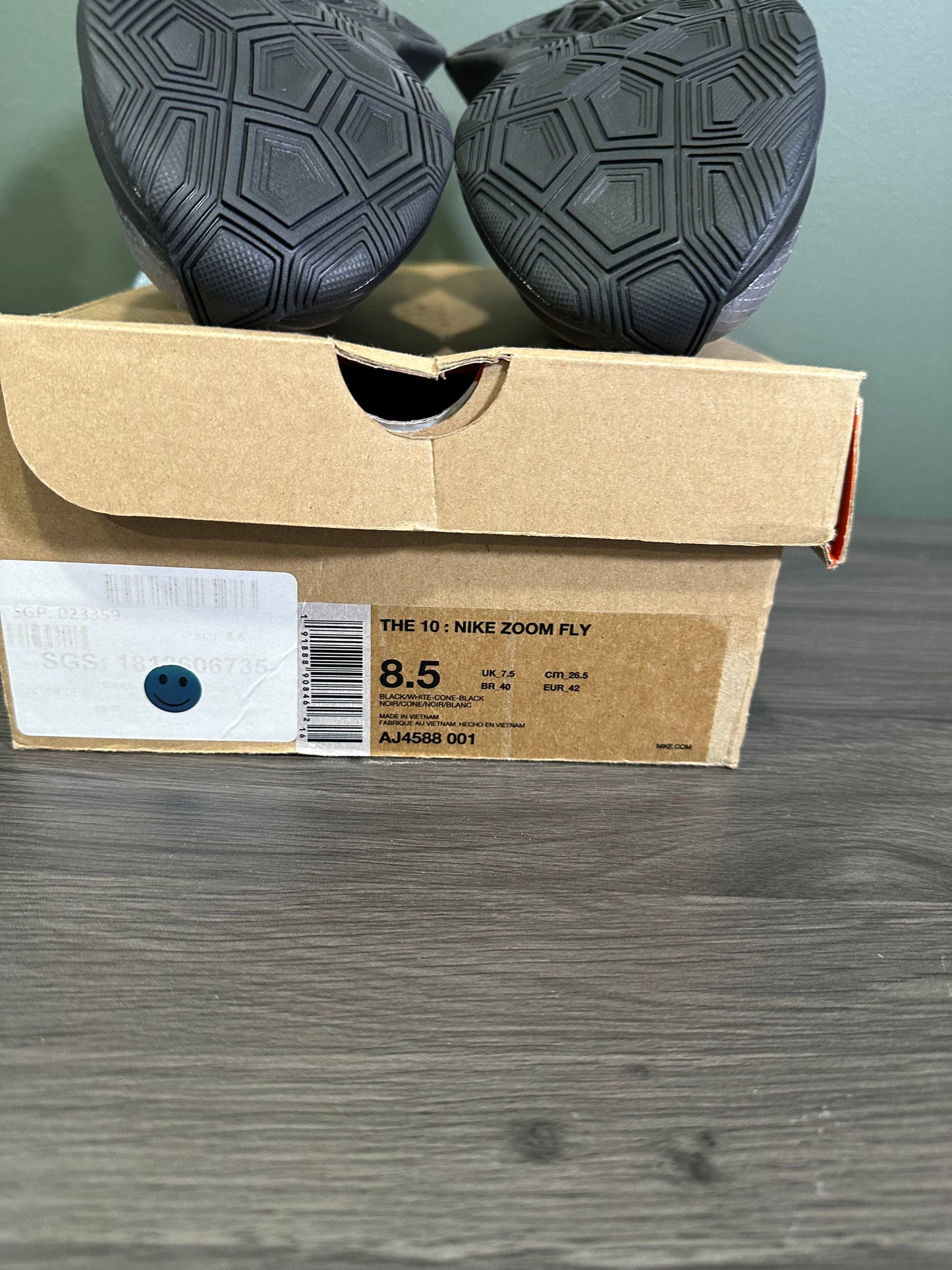 Nike Zoom Fly Off-White Black Silver