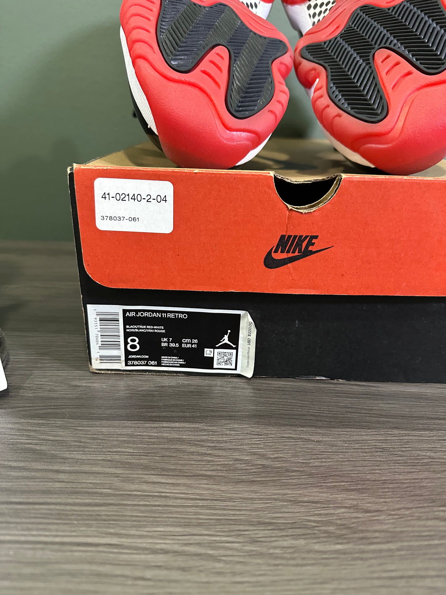 Jordan 11 Bred 2019