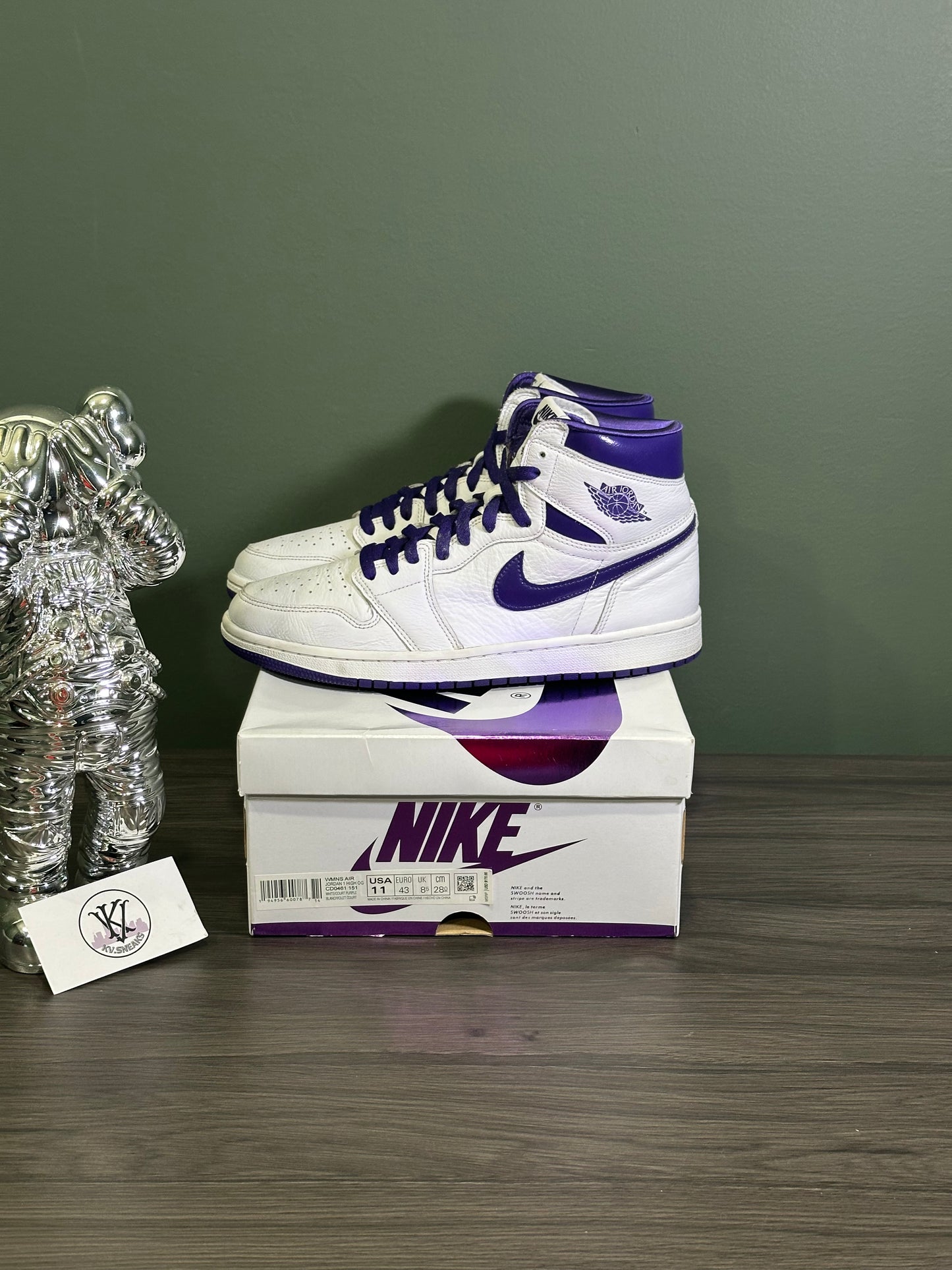 Jordan 1 High Court Purple