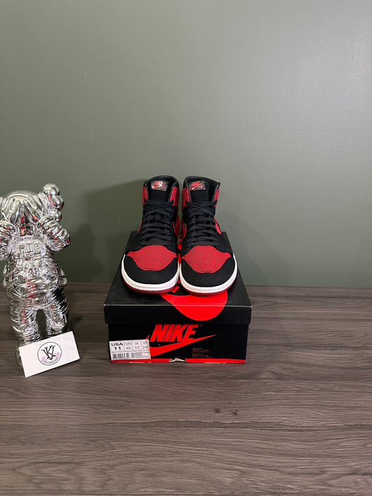 Jordan 1 High Flyknit Bred
