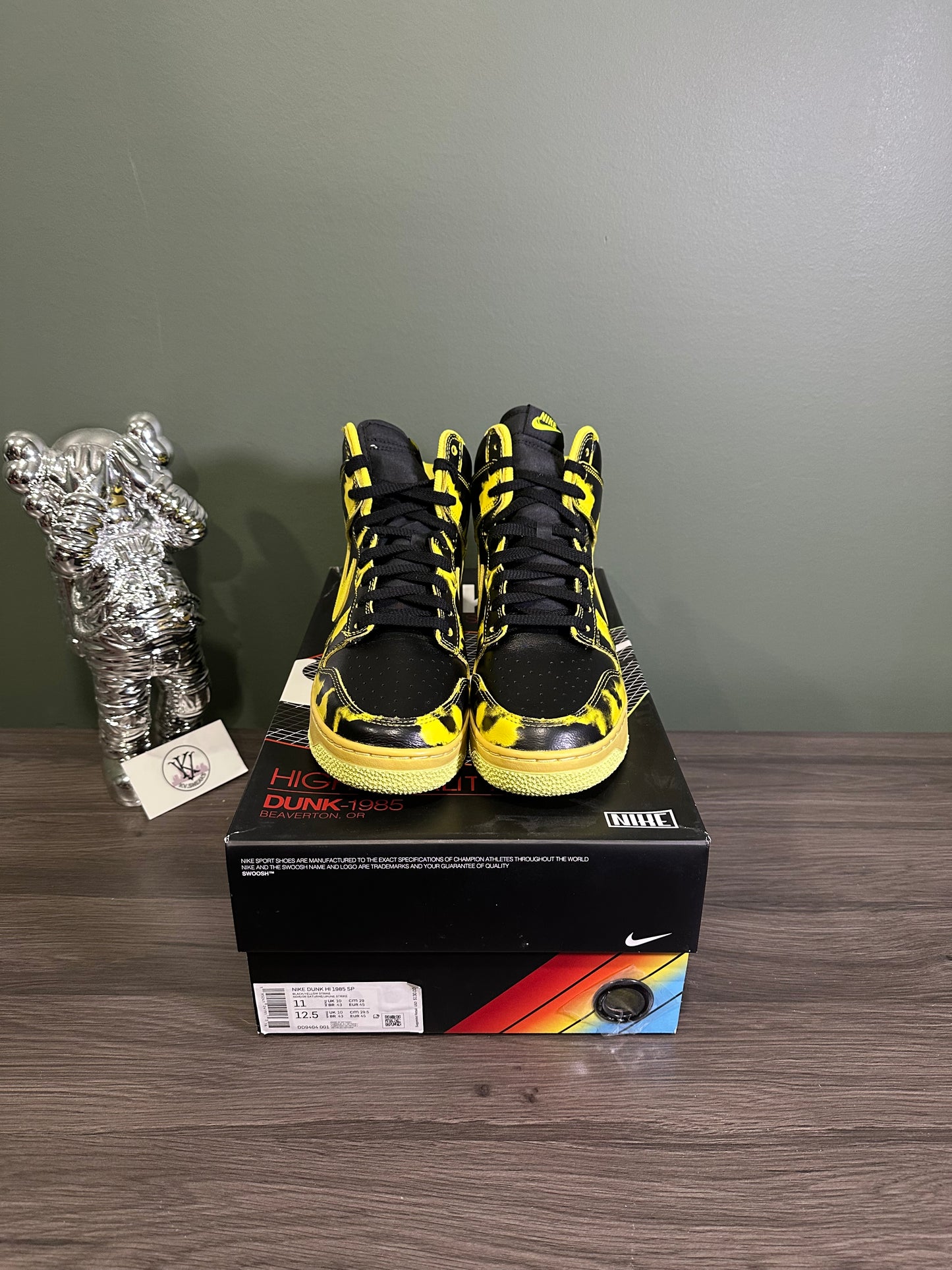 Dunk High 1985 Yellow Acid Wash
