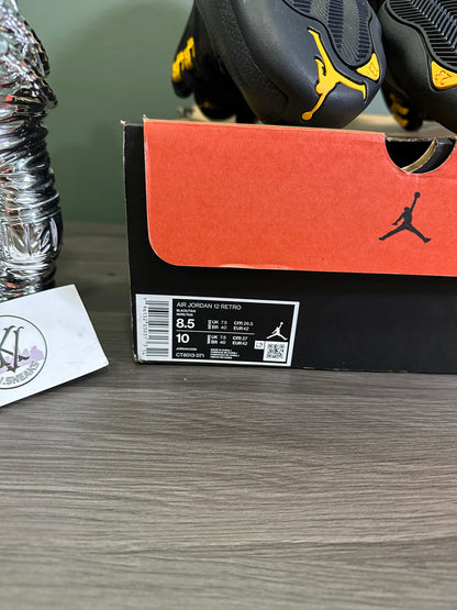 Jordan 12 Black Taxi