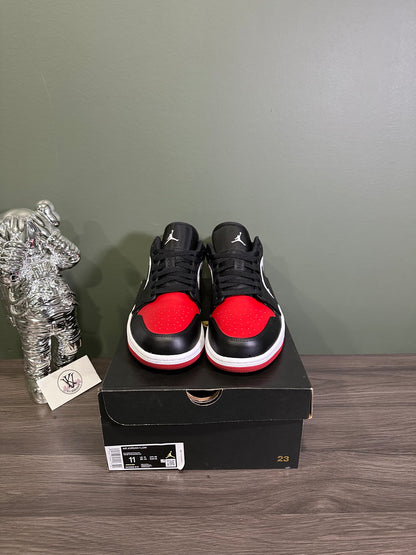 Jordan 1 Low Bred Toe
