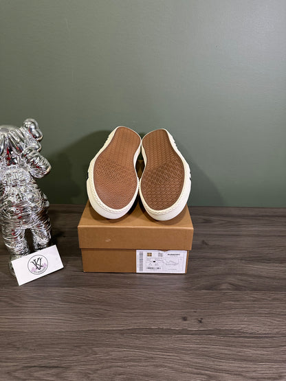 Burberry Logo Print Cotton Canvas
