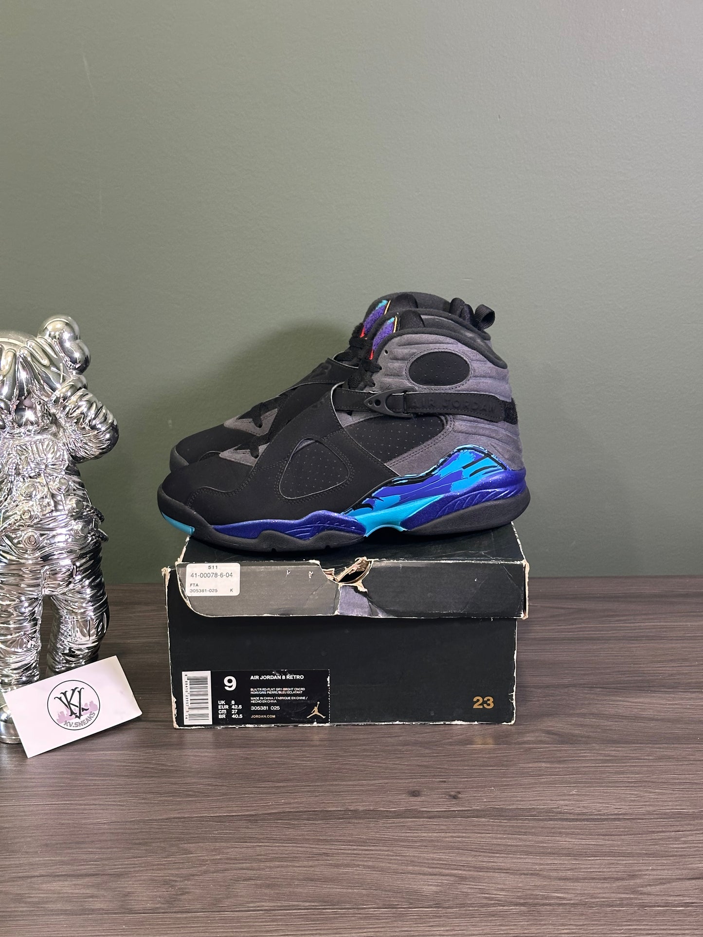 Jordan 8 Aqua 2015