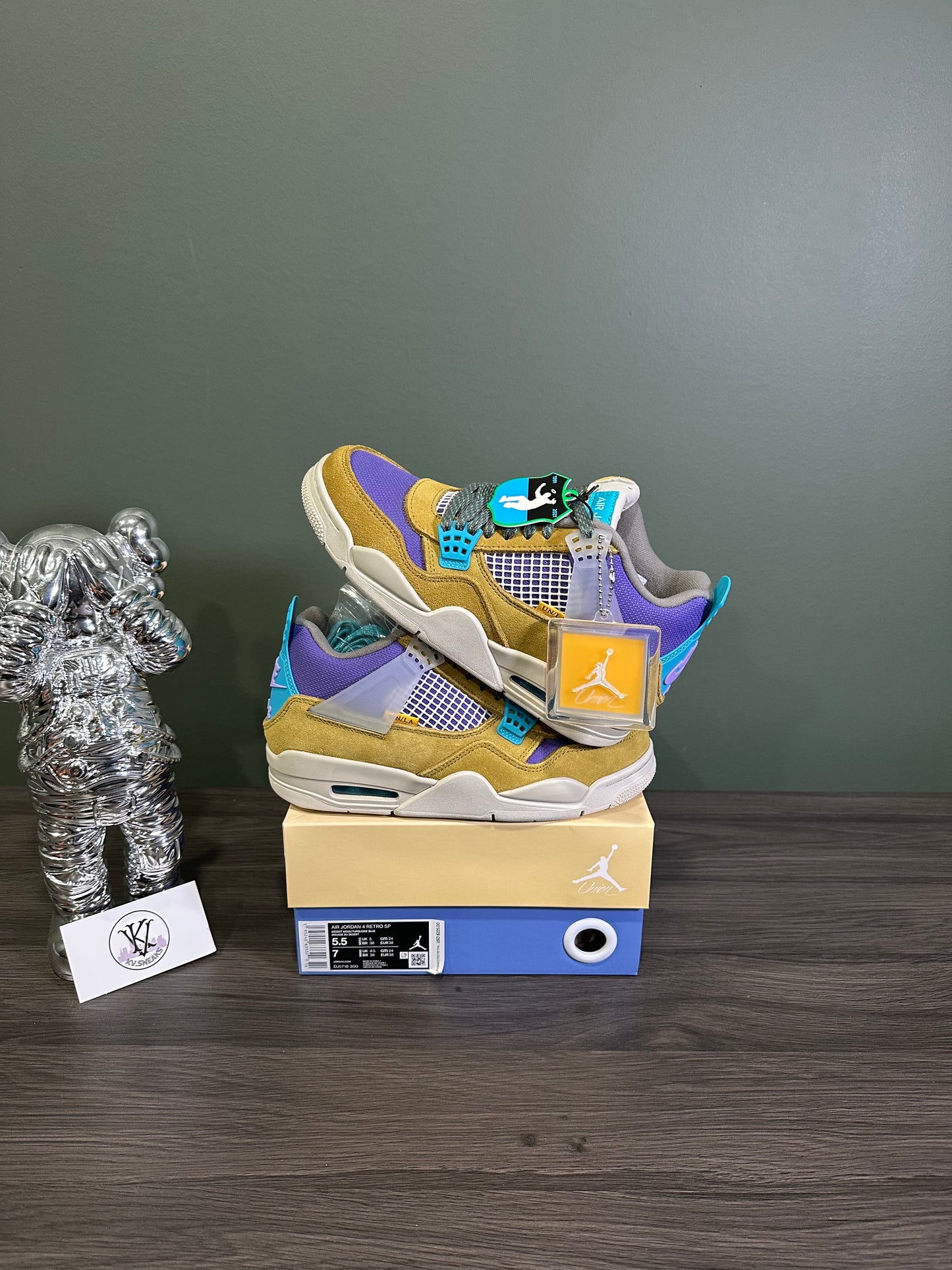 Jordan 4 Union Desert Moss