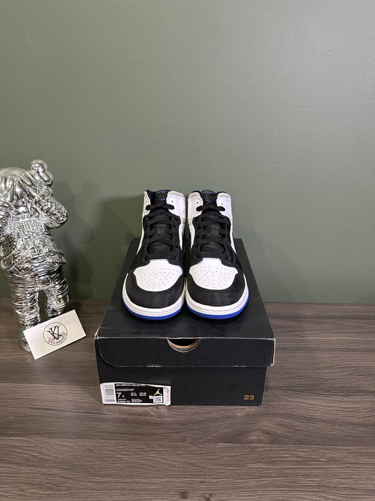 Jordan 1 Mid SE White Black Royal (GS)