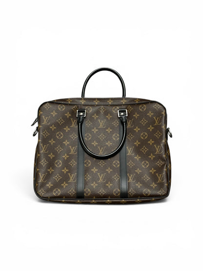 LOUIS VUITTON MONOGRAM DOCUMENTS VOYAGE BRIEFCASE