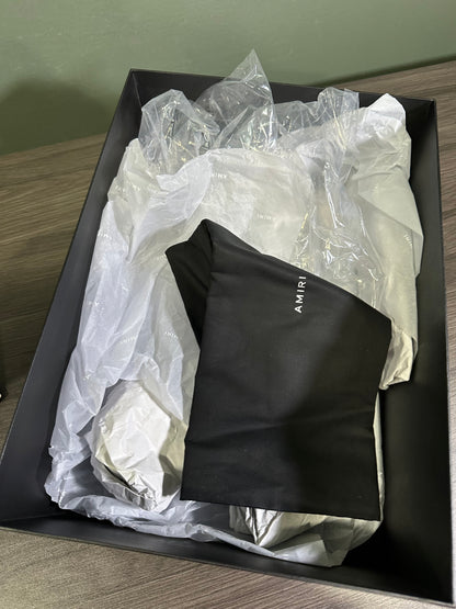 Amiri Bone Runner Grey White