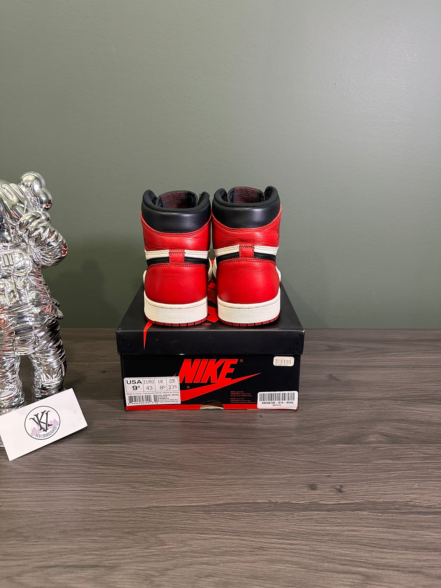 Jordan 1 High Bred Toe