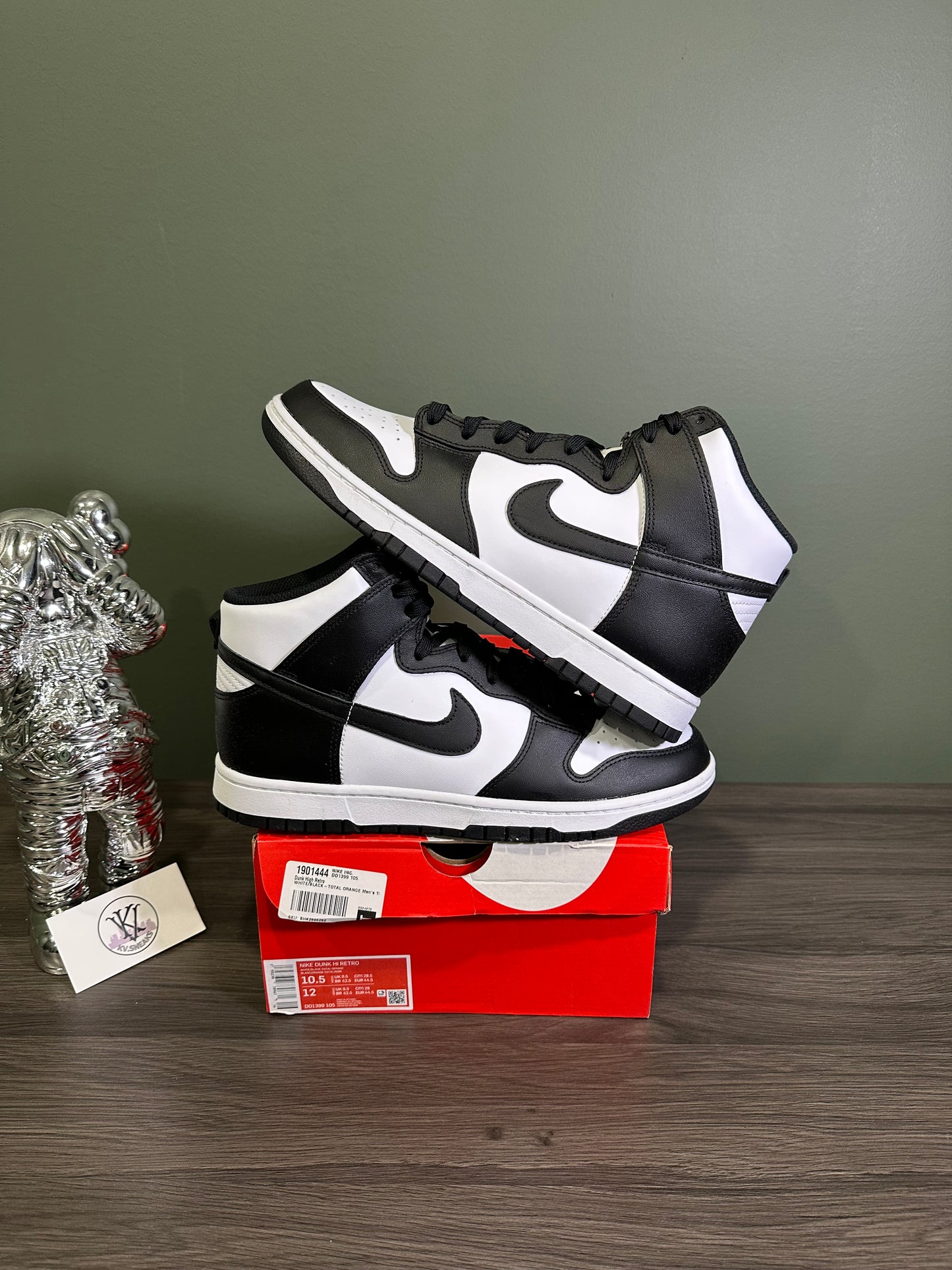 Dunk High Panda Black White