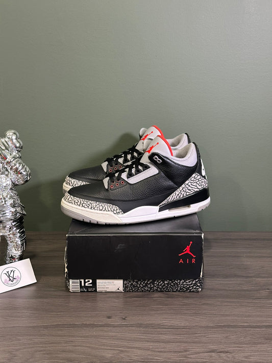 Jordan 3 Black Cement 2018