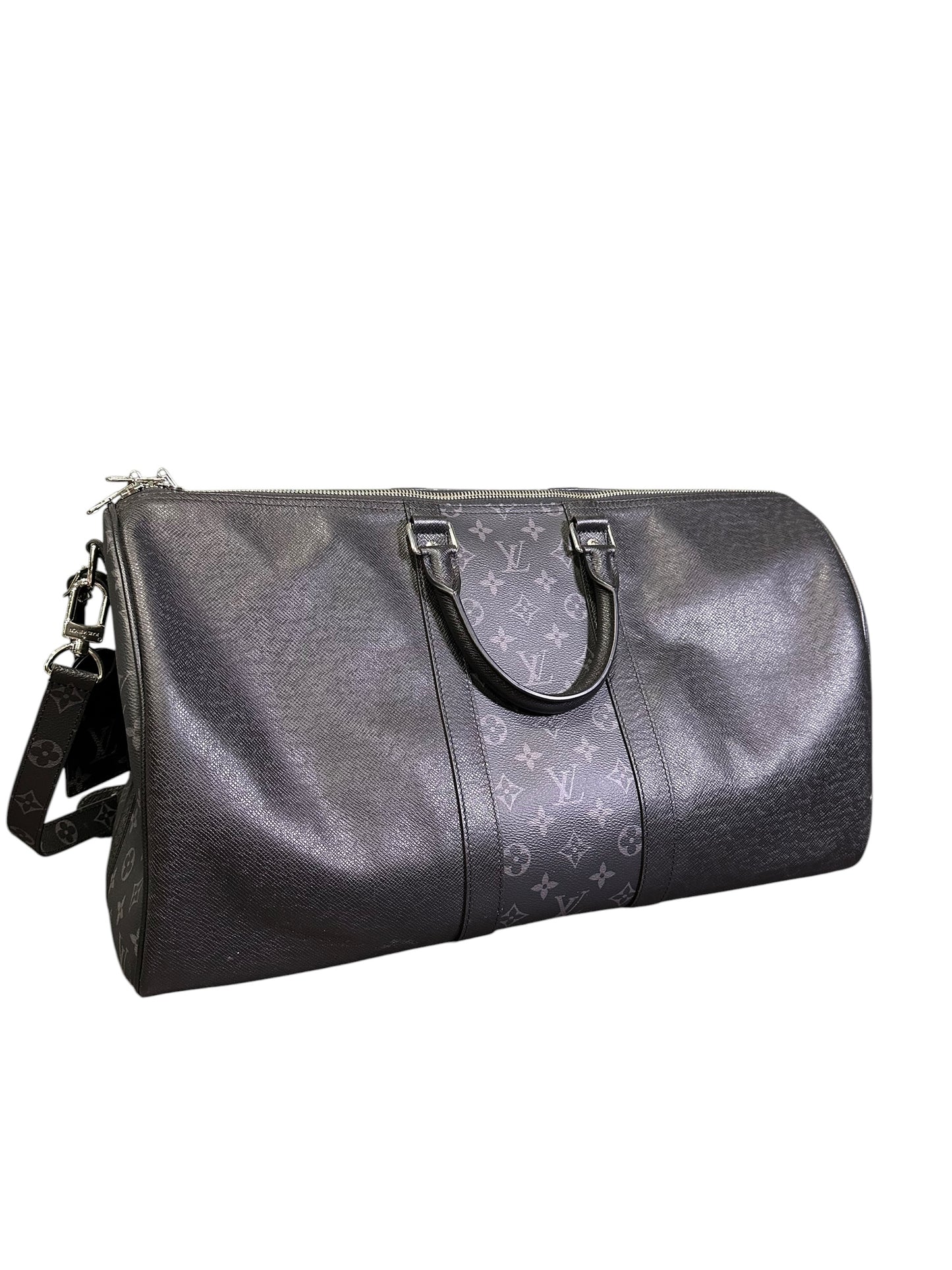 LOUIS VUITTON KEEPALL BANDOULIERE BAG MONOGRAM TAIGARAMA 50
