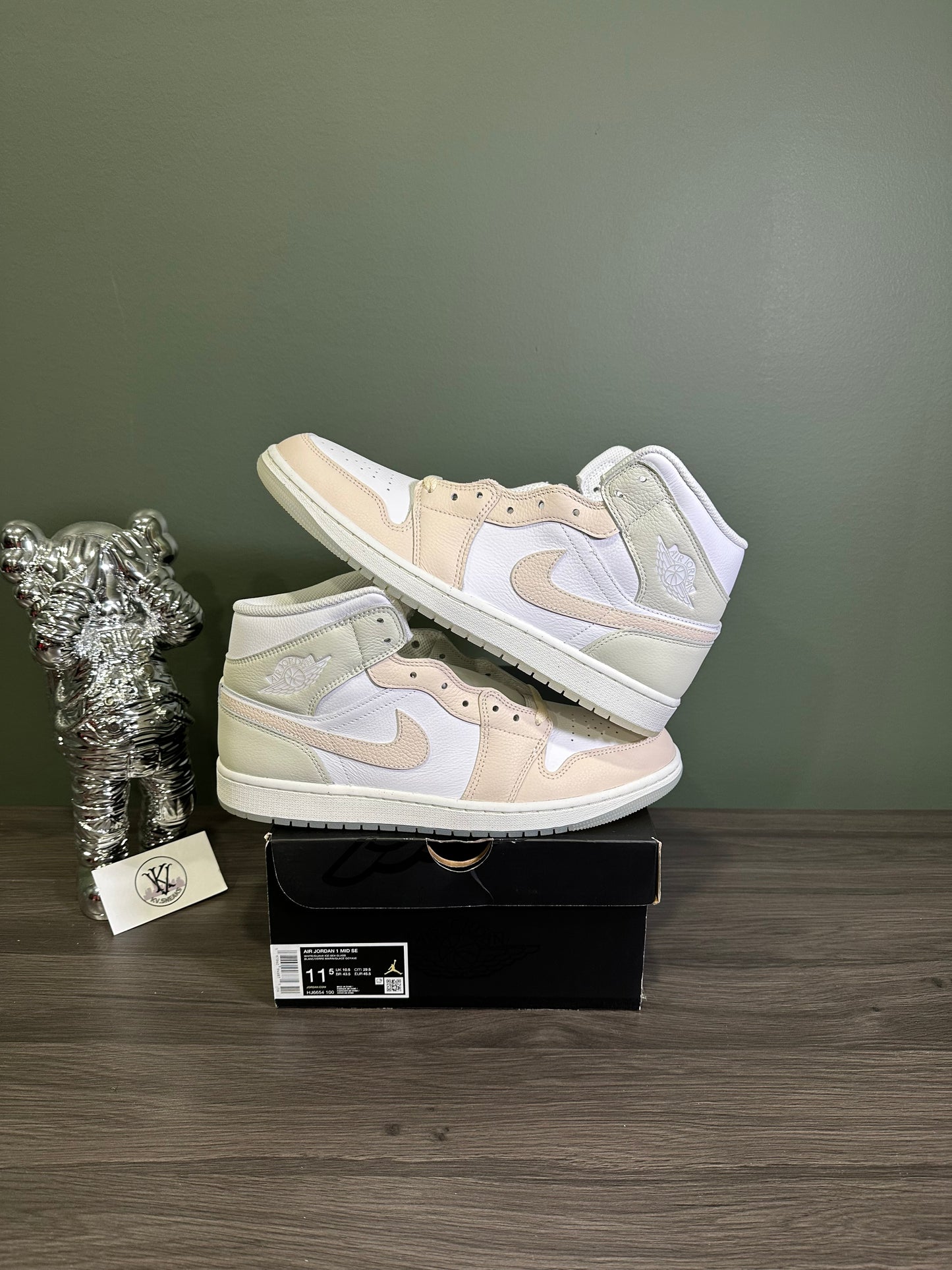 Jordan 1 Mid SE White Sea Glass Glacier Blue Guava Ice
