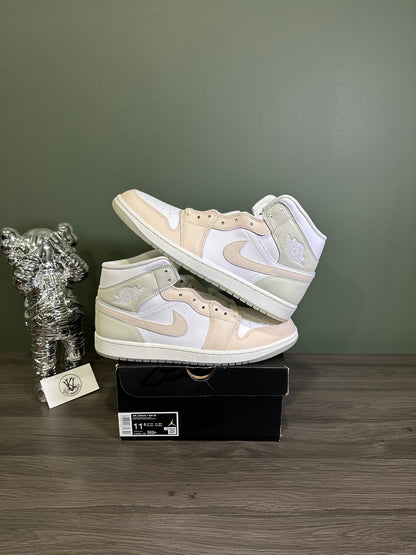 Jordan 1 Mid SE White Sea Glass Glacier Blue Guava Ice