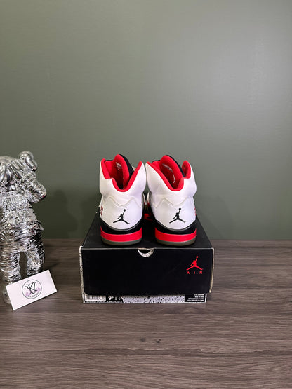 Jordan 5 Fire Red Black Tongue 2013