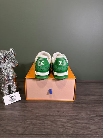 Louis Vuitton Trainer Green Monogram
