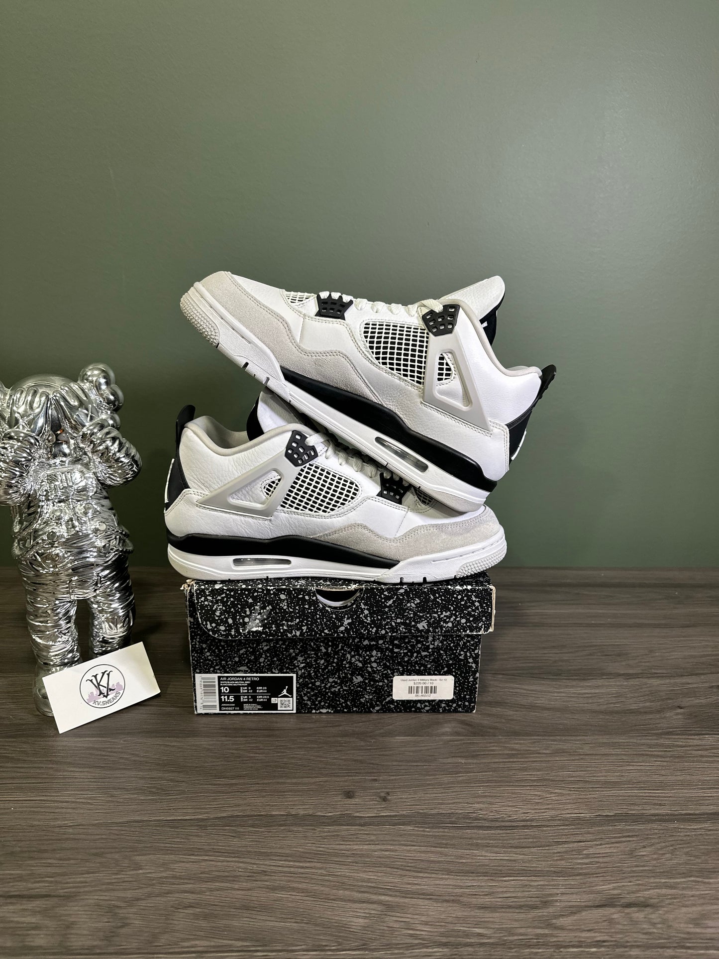 Jordan 4 Military Black