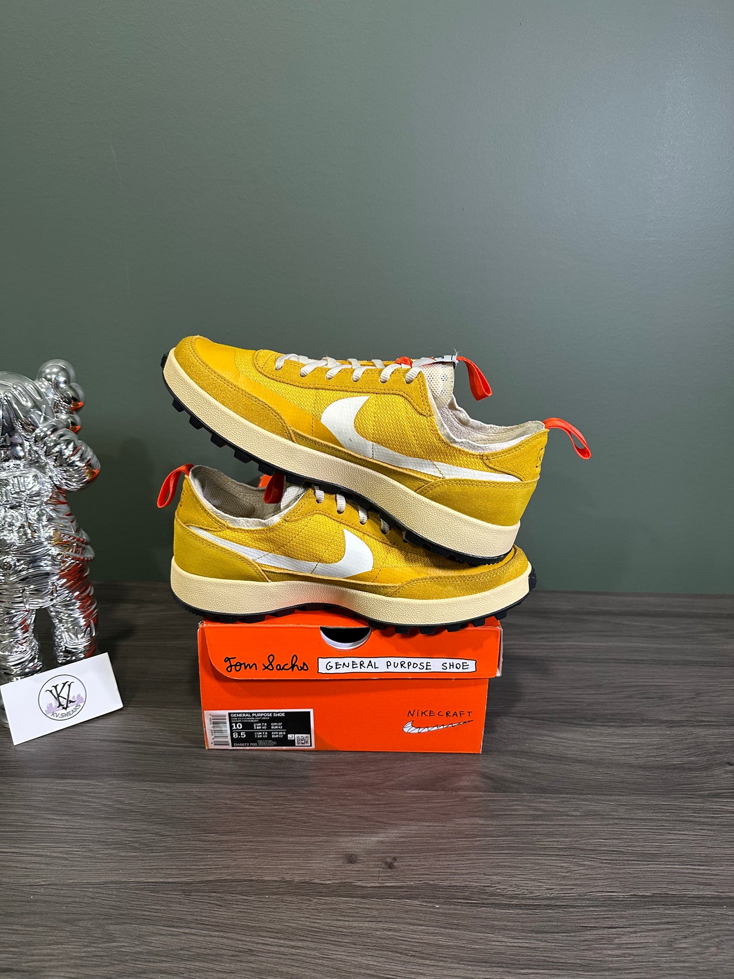 NikeCraft General Purpose Shoes Tom Sachs Dark Sulfur