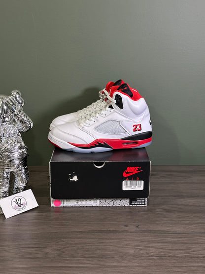 Jordan 5 Fire Red Black Tongue 2025