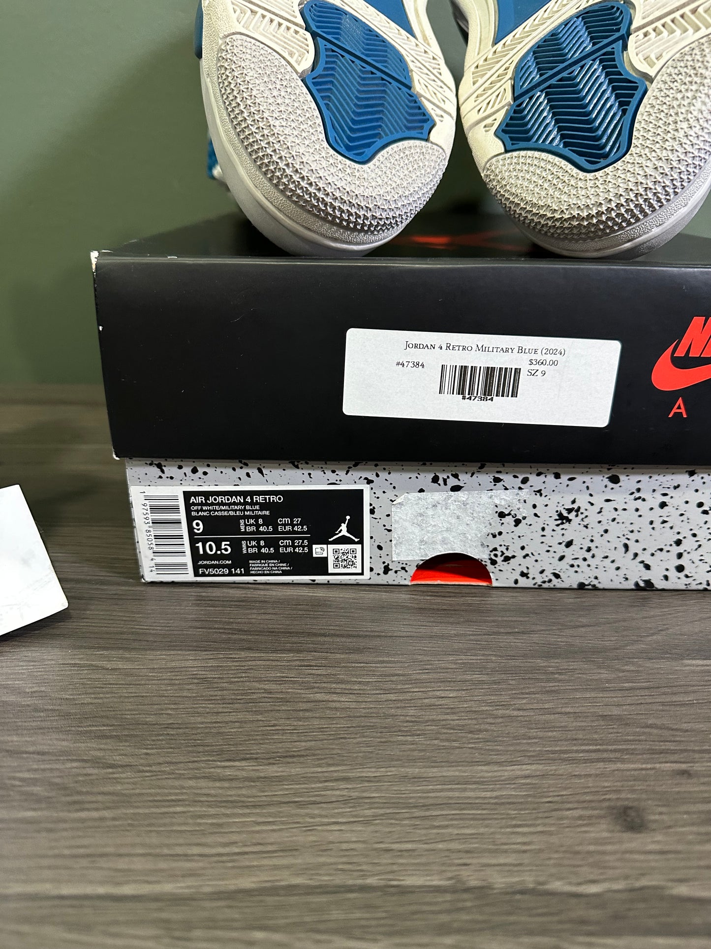 Jordan 4 Military Blue 2024