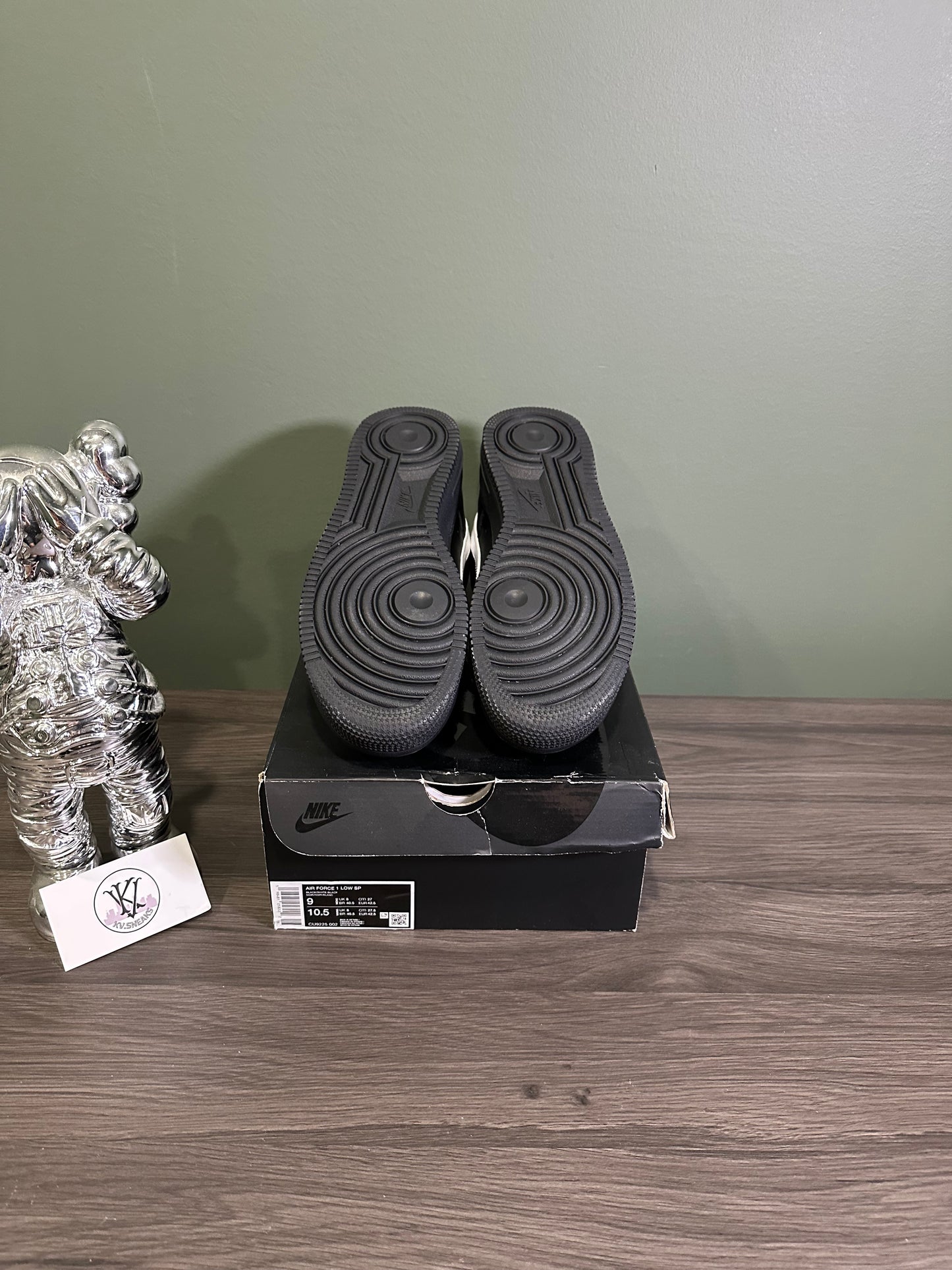 Air Force 1 Supreme Black White