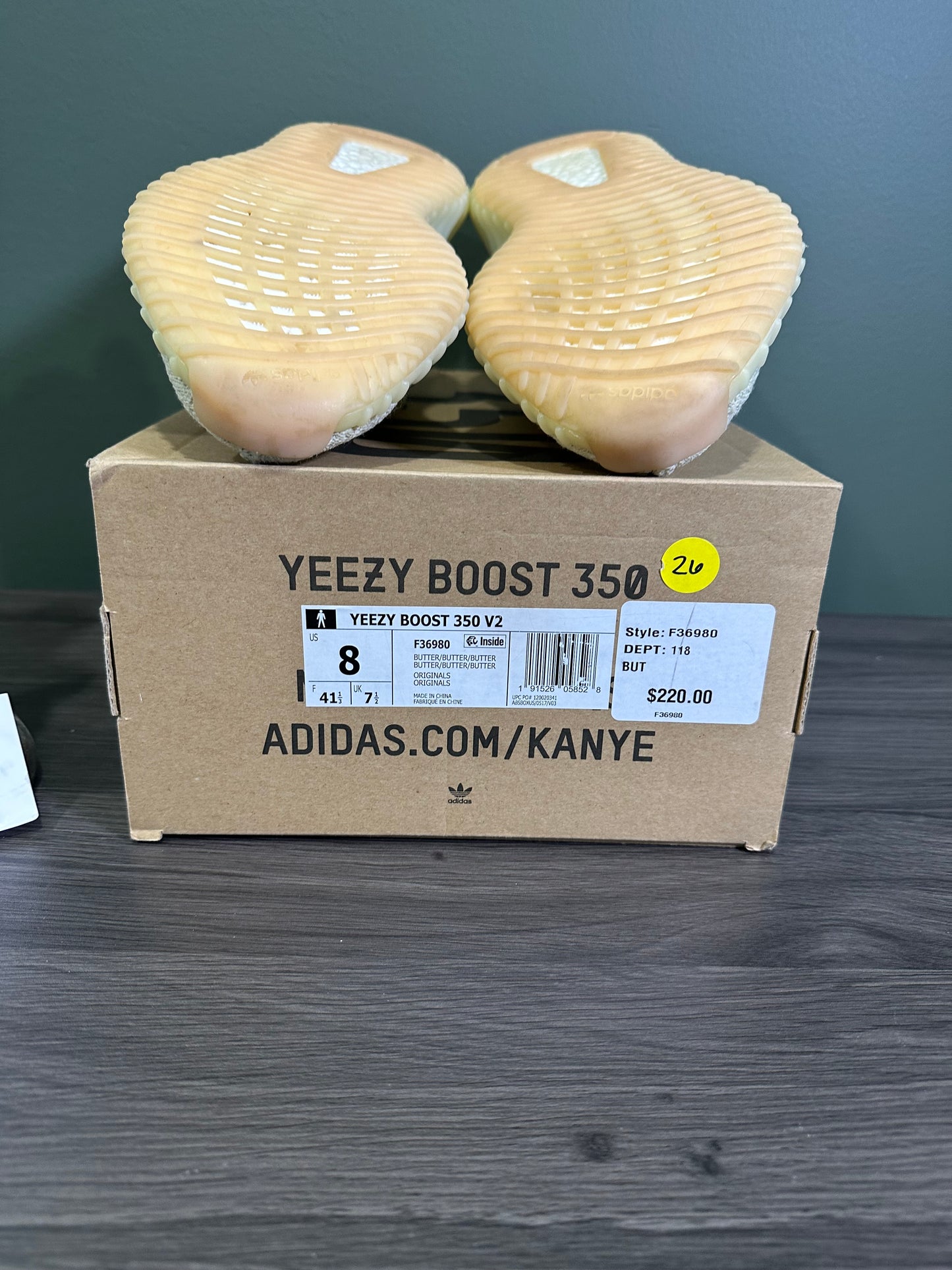 Yeezy 350 Butter