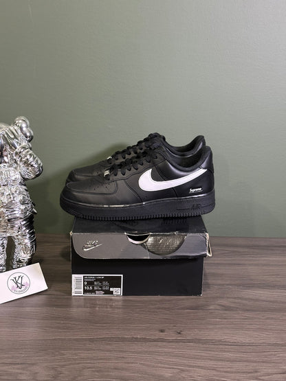 Air Force 1 Supreme Black White