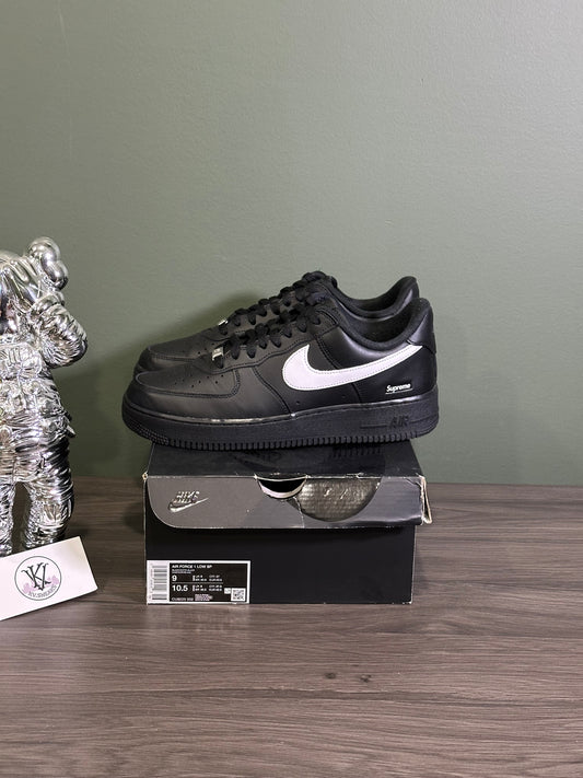 Air Force 1 Supreme Black White