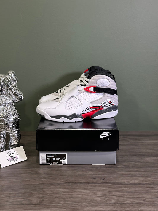 Jordan 8 White True Red 2025