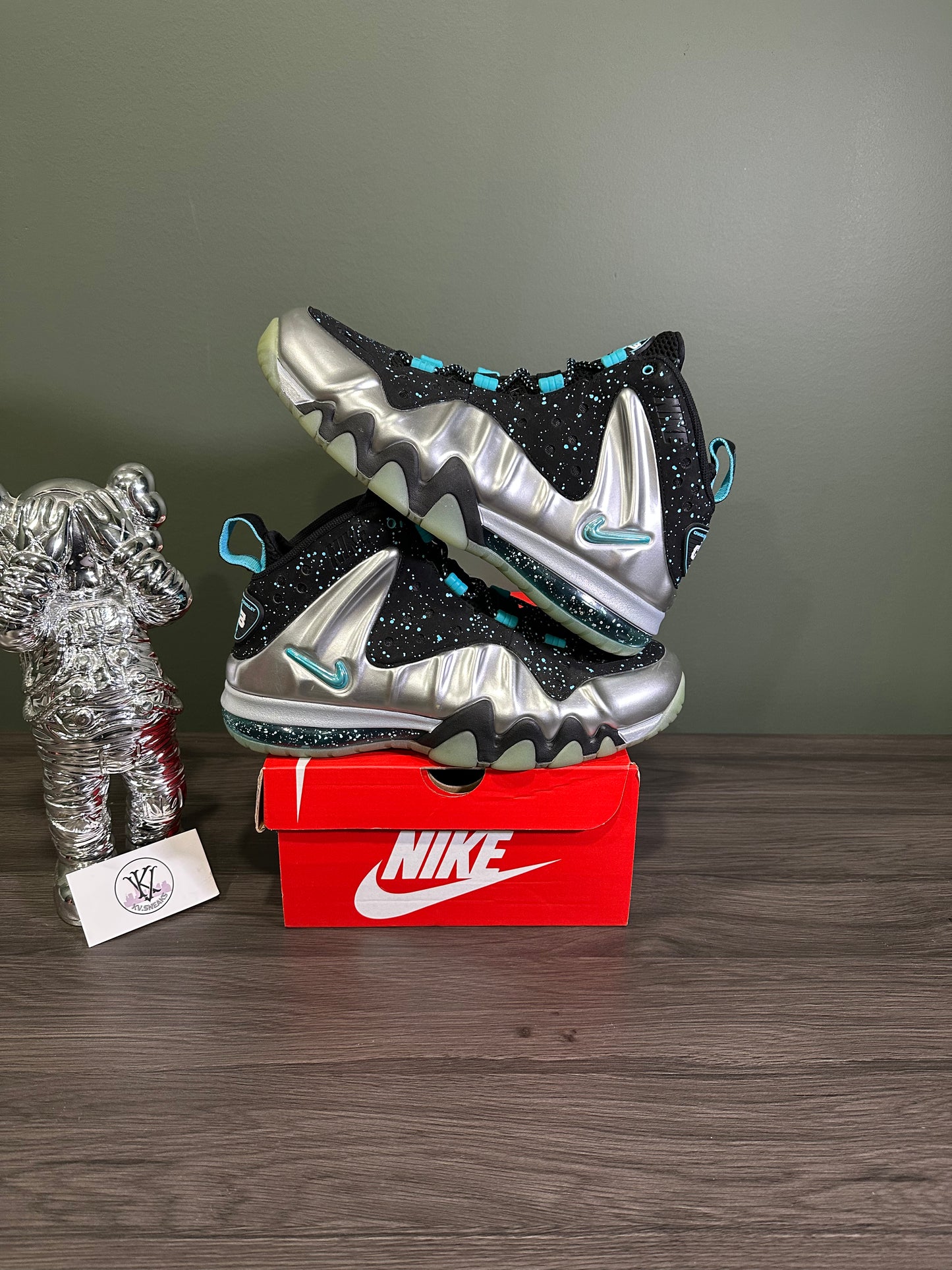 Nike Barkley Posite Max Metallic Silver Gamma Blue