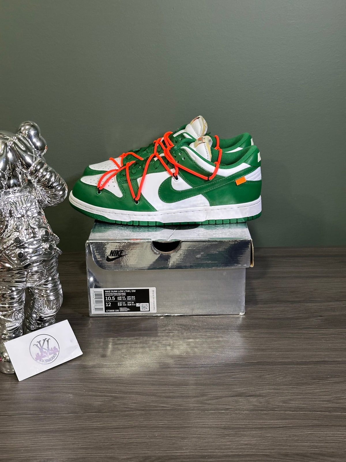 Nike Dunk Low Off-White Pine Green