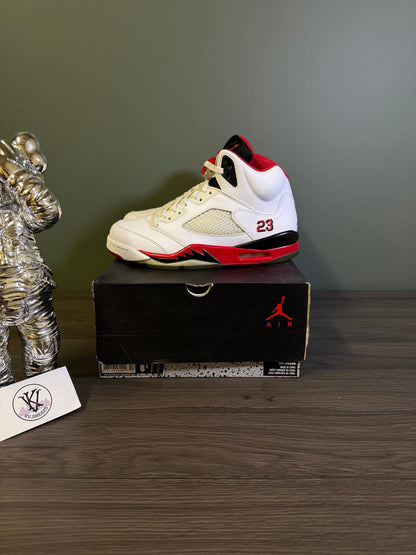 Jordan 5 Retro Fire Red Black Tongue (2013)