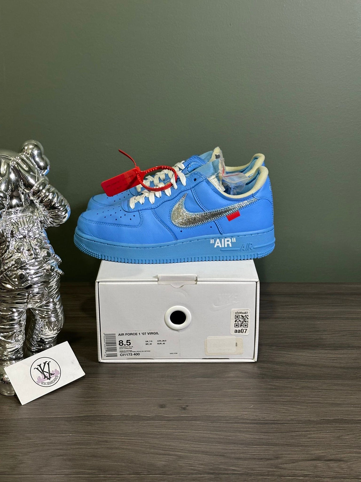 Nike Air Force 1 Low Off-White MCA University Blue