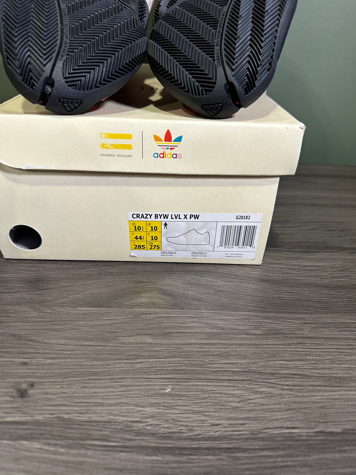 adidas Crazy BYW LVL X Pharrell Ambition Black