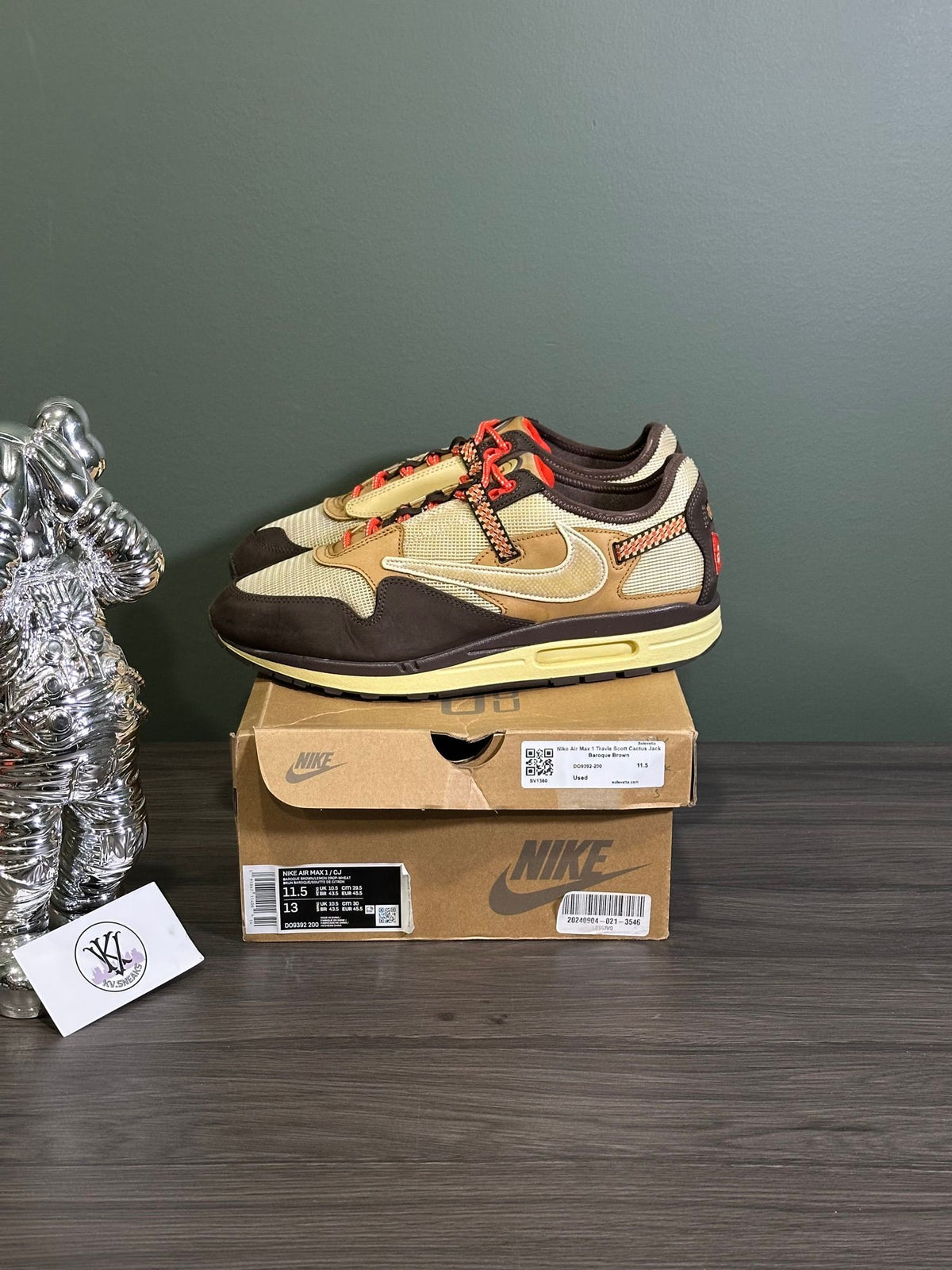 Nike Air Max 1 Travis Scott Cactus Jack Baroque Brown