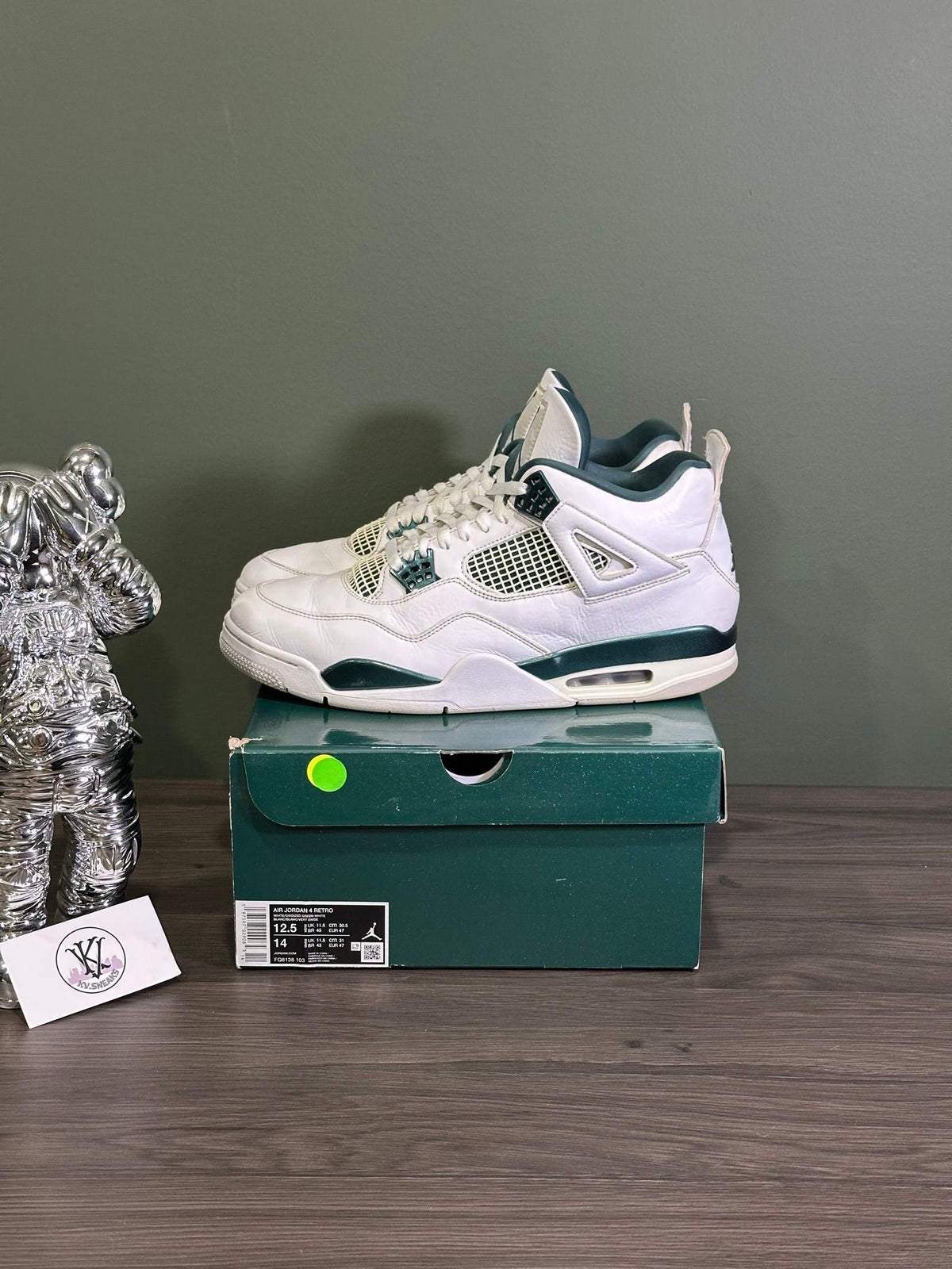 Jordan 4 Retro Oxidized Green