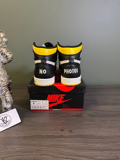 Jordan 1 Retro High Not for Resale Varsity Maize