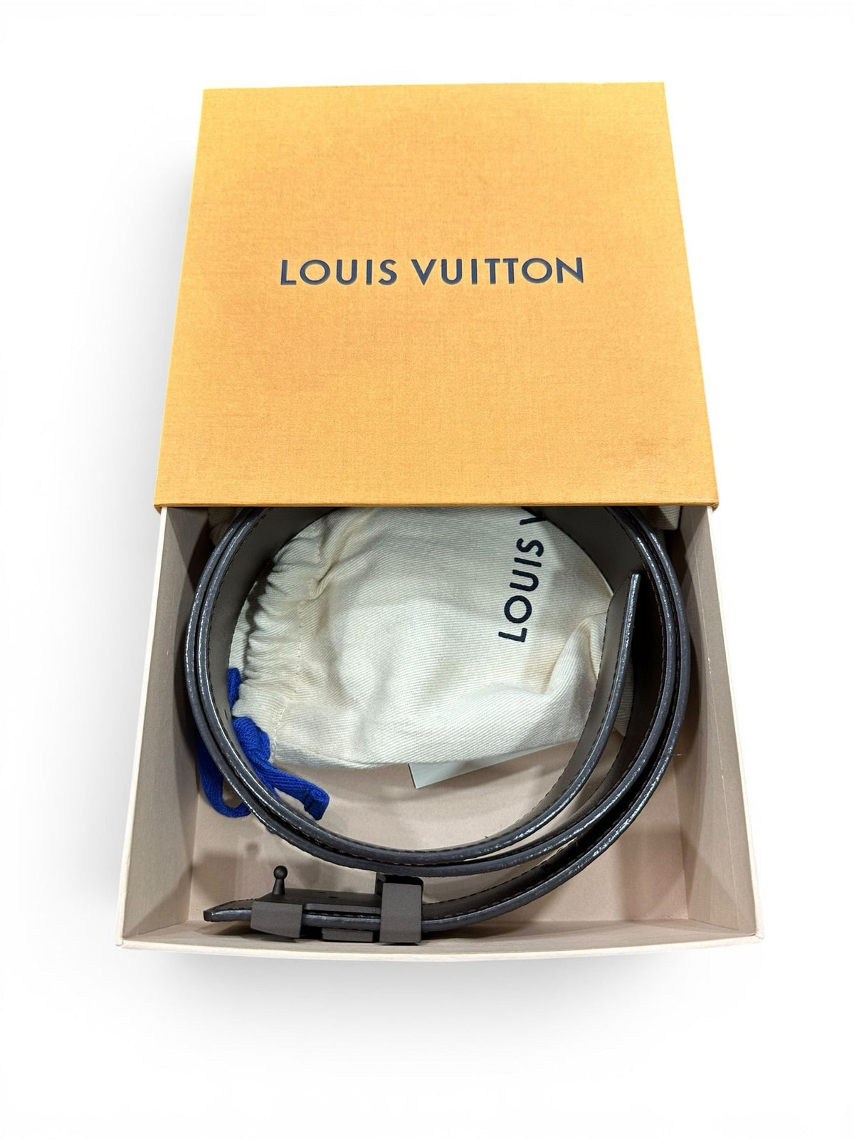 LOUIS VUITTON INITIALES REVERSIBLE BELT BROWN 40MM