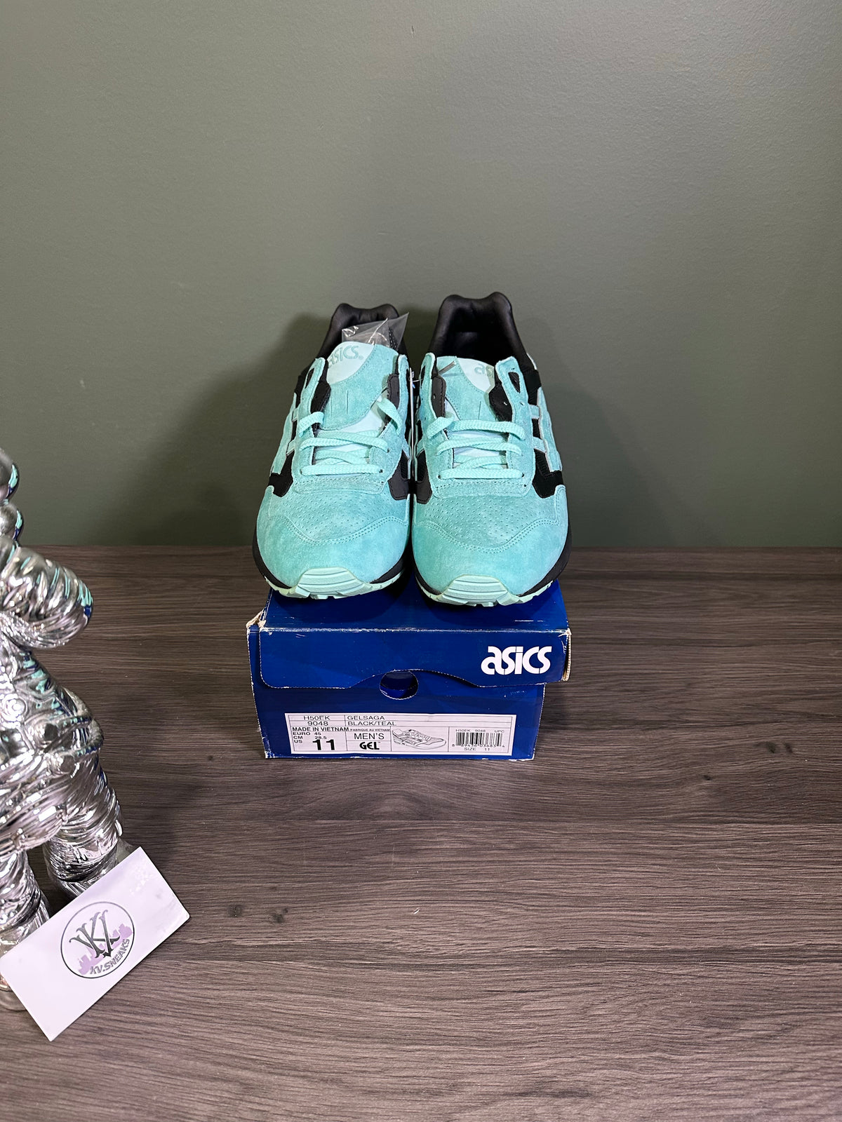 ASICS Gel-Saga Diamond Supply Co x Ronnie Fieg Aqua Blue Black