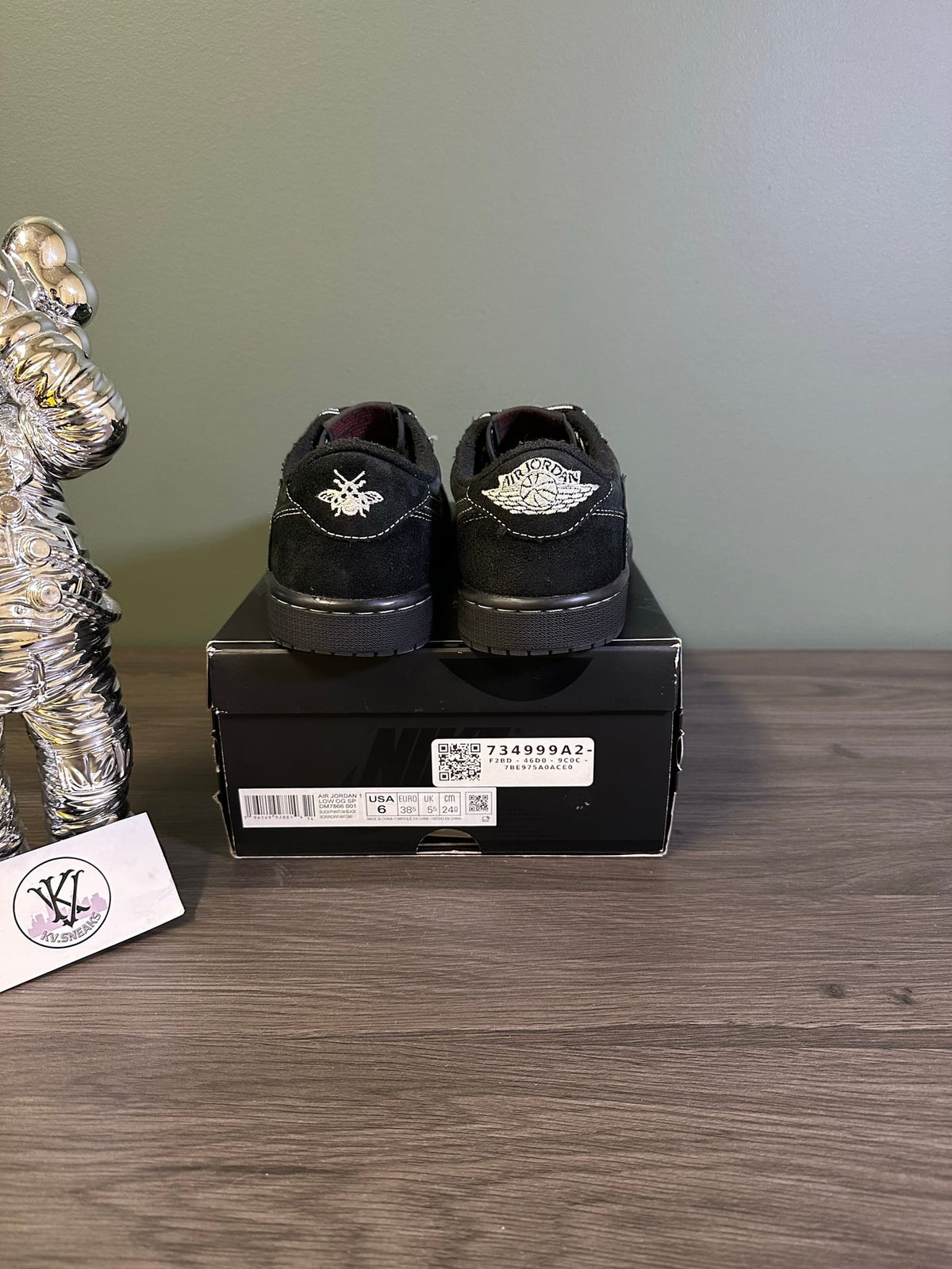 Jordan 1 Retro Low OG SP Travis Scott Black Phantom