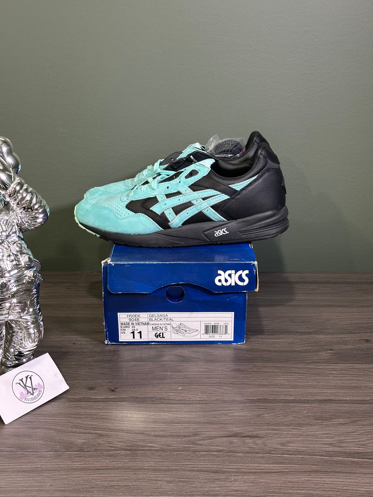 ASICS Gel-Saga Diamond Supply Co x Ronnie Fieg Aqua Blue Black