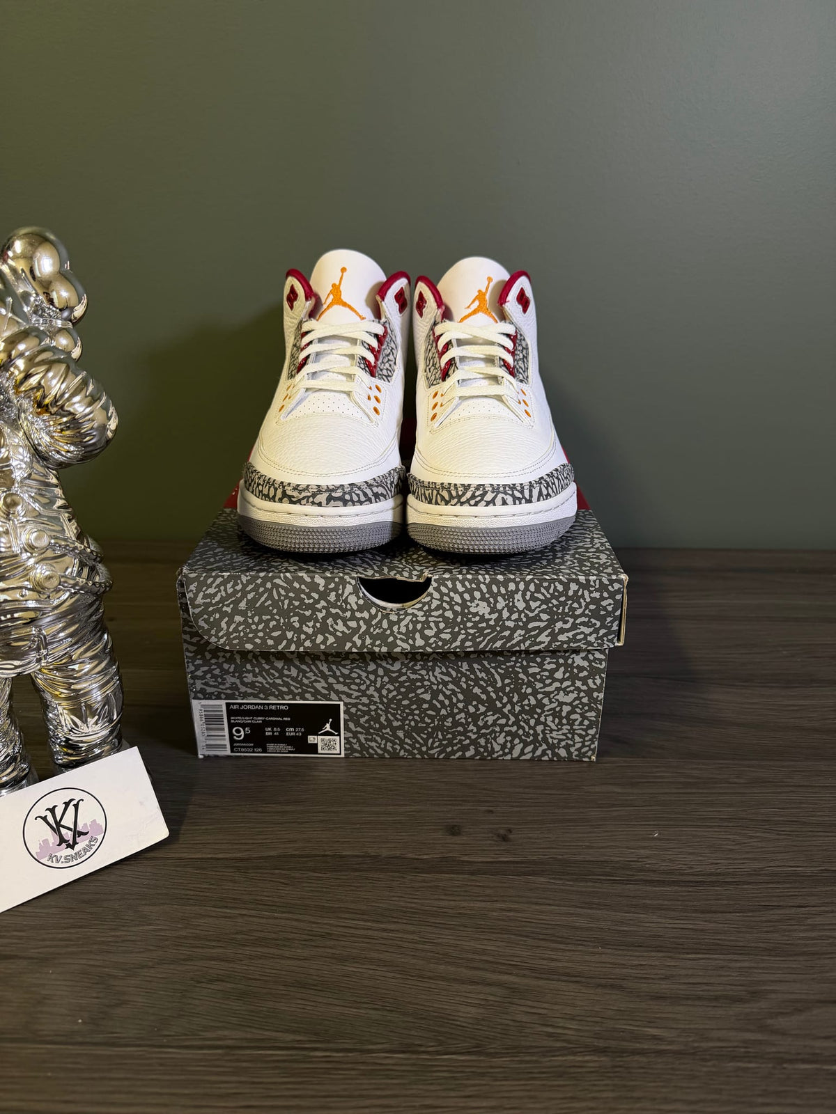Jordan 3 Retro Cardinal Red