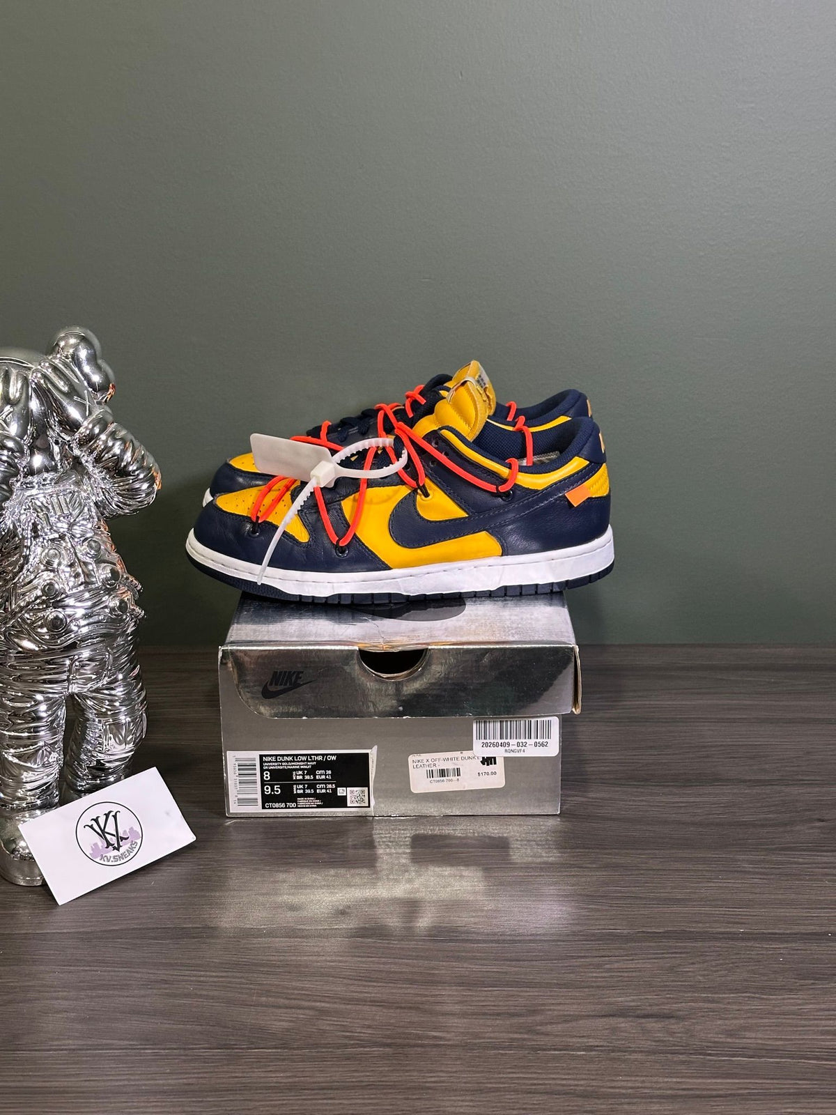 Nike Dunk Low Off-White University Gold