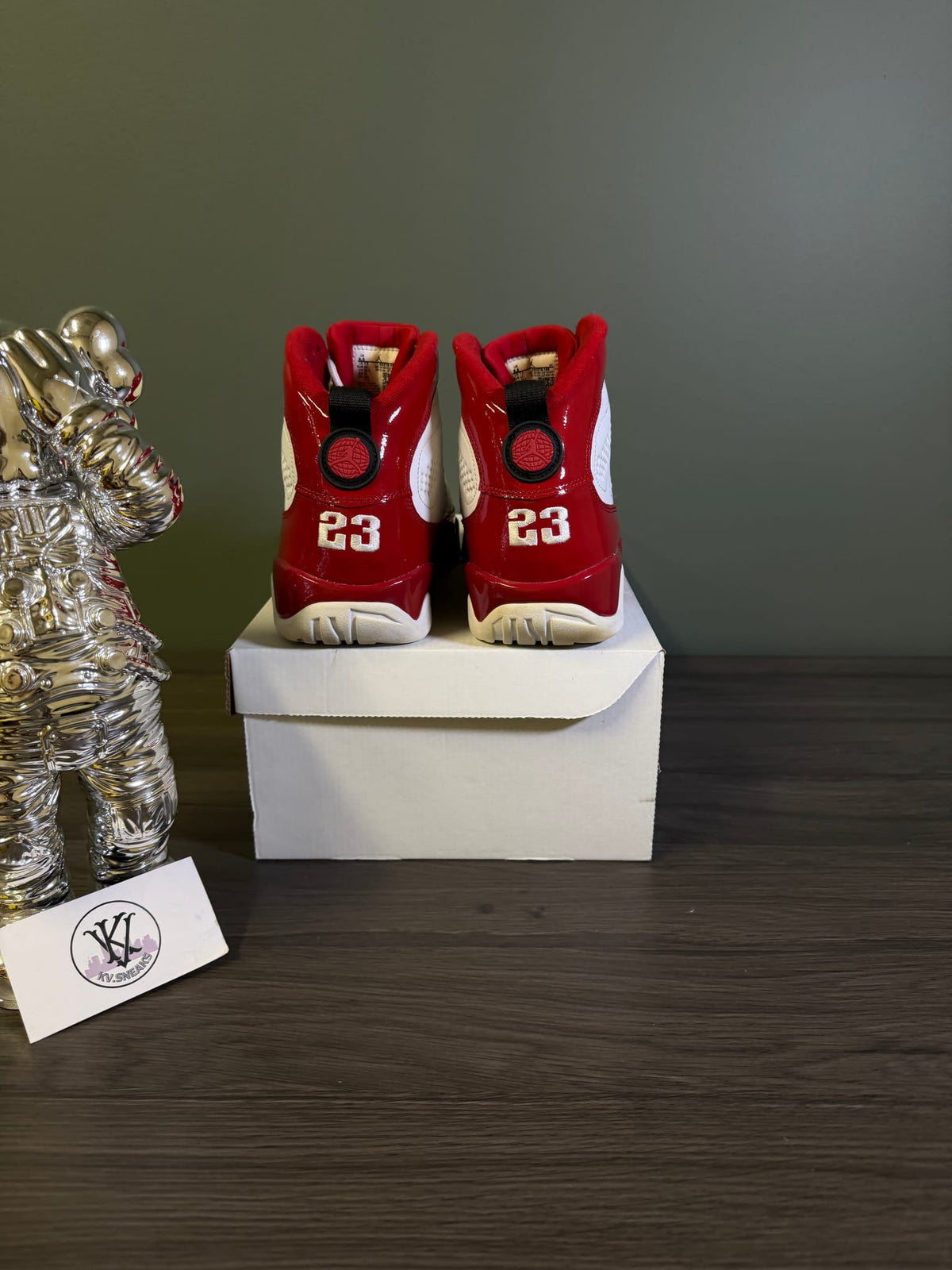 Jordan 9 Retro White Gym Red