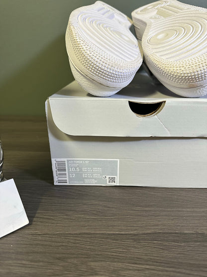 Nike Air Force 1 Low '07 White Black Pebbled Leather