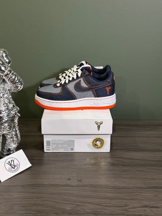 Nike Air Force 1 Low Protro Kobe Bryant Denim Obsidian Safety Orange