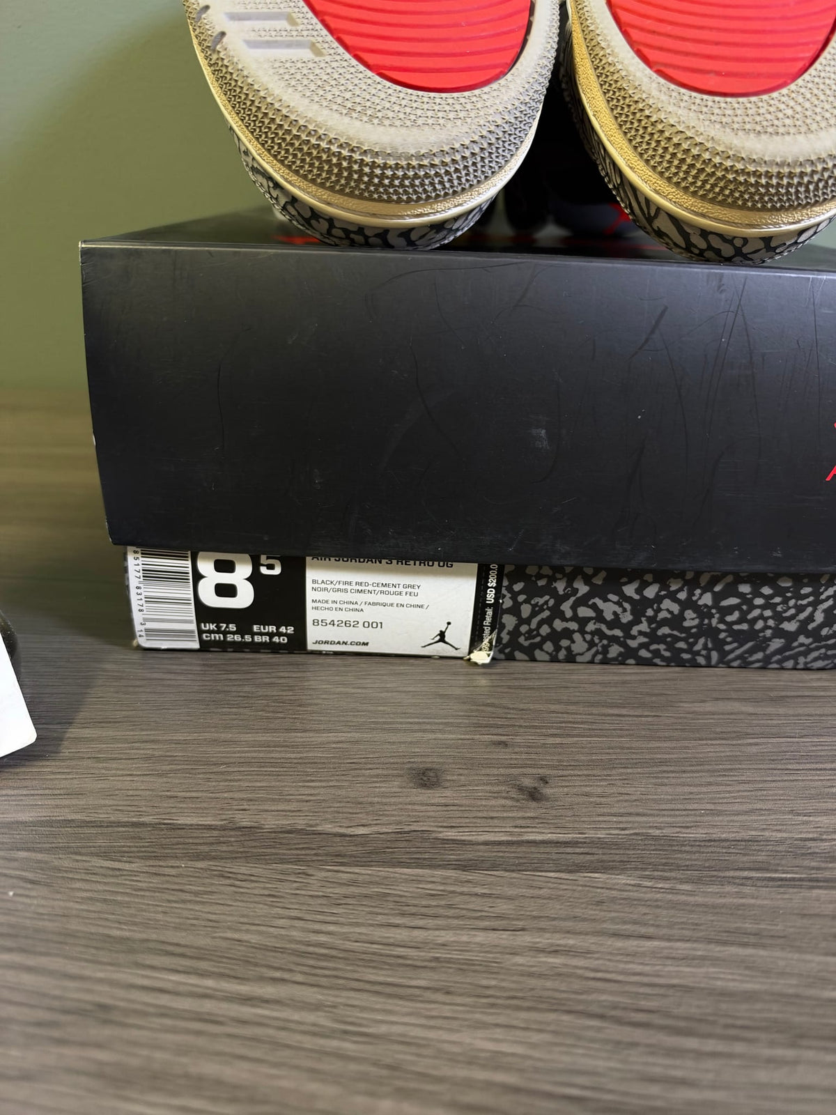 Jordan 3 Retro Black Cement (2018)